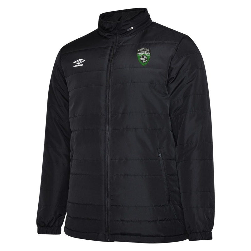 Crosspool FC Umbro Club Essential Bench Jacket - Black