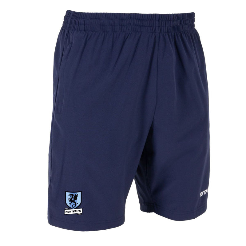 Porter Stanno Field Woven Training Shorts - Zip Pockets