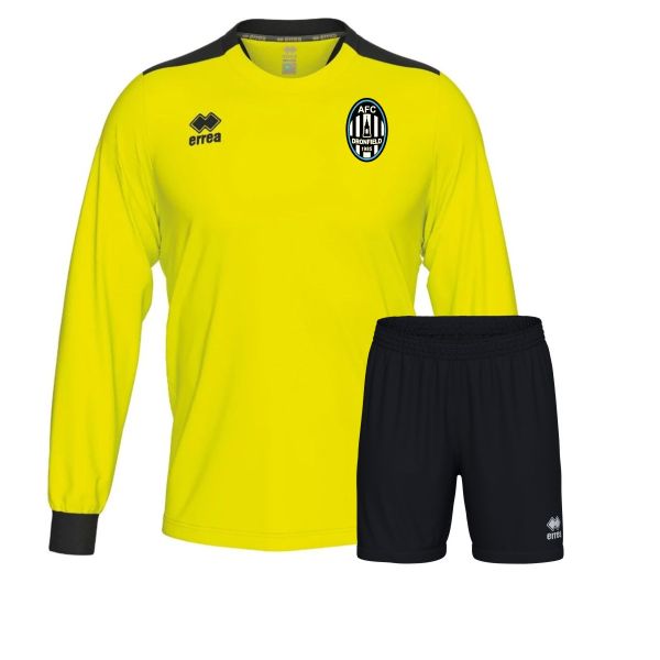 AFC Dronfield Keita Home GK Shirt & New Skin Shorts Set
